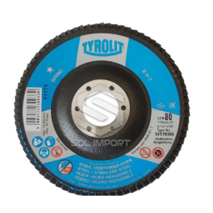 DISCO FLAP TYROLIT 4-1/2”X7/8