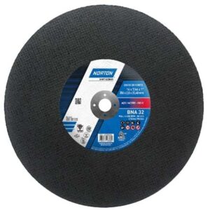 DISCO DE CORTE TRONZADORA BNA 32 NORTON 14″ X 7/64 X 1”